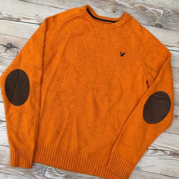 American Eagle Outfitters Men’s Orange Sweater - Picture 3 of 8